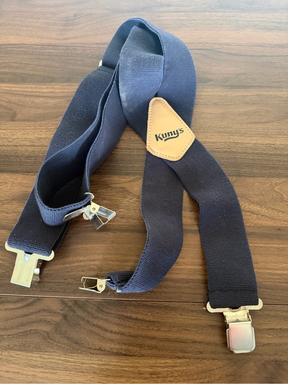 Kuny's heavy-duty elastic suspenders for tool belt